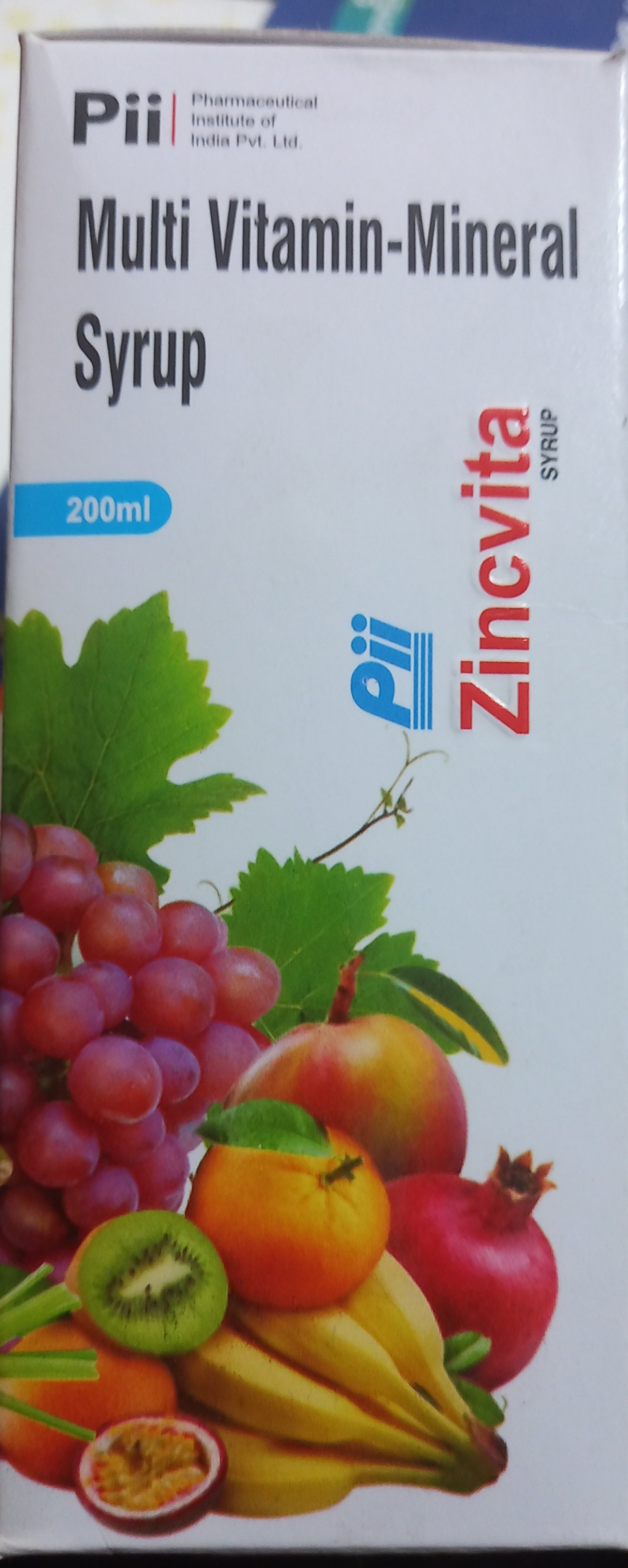 PII ZINCVITA Syrup