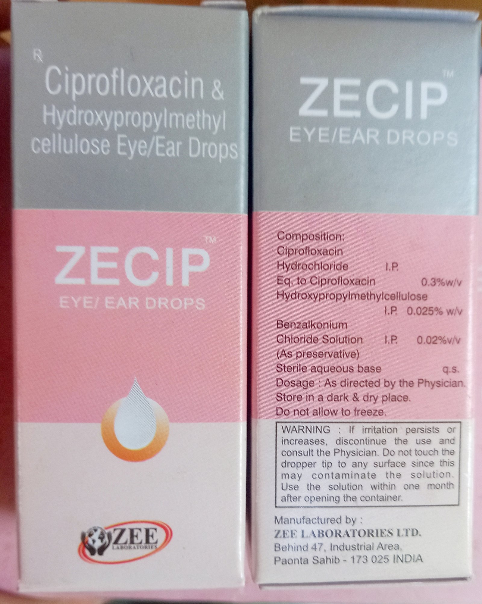 ZECIP Eye/Ear Drop